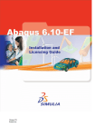 Abaqus Installation and Licensing Guide