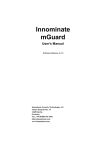 Innominate mGuard - Innominate Security Technologies AG