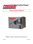 Poweramp CentraPower Manual Jan2014