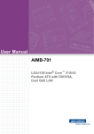 Advantech AIMB-701 User Manual