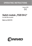 Switch module „FS20 SH-2“