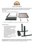 Fireplace Grill User Manual