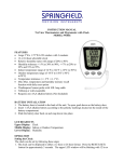 INSTRUCTION MANUAL Tri-View Thermometer