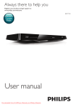 Philips BDP7750 User Guide Manual