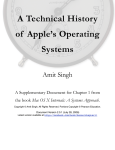 A Technical History of Apple`s Operating Systems