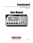 Counterpart User Manual - Rice Lake Weighing Systems