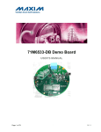 71M6533 Demo Board User`s Manual