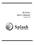 M Series User`s Manual