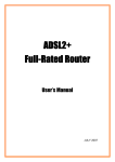 ADSL2+ Full-Rated Router