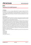 M16C Target Setup for the FoUSB Programmer