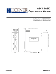 ASCII BASIC CoProcessor Manual for HE693ASC900