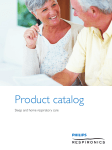 Product catalog: Sleep and Home Respiratory Care