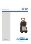 BM 25 CSA User Manual