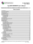 SyncMOS MSM9059 User`s Manual