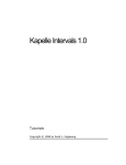 Kapelle Intervals Tutorials