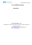 H680 3G WiFi Router User Manual - E-Lins