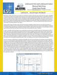 ESU Manual Notching Quick Start Guide