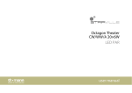 Octagon Theater CW/WW/A 20×6W LED PAR user manual