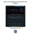 Blue Cat`s Widening Parametr`EQ User Manual