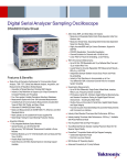 Digital Serial Analyzer Sampling Oscilloscope