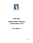 WAB-3000 108Mbps Mesh AP/Bridge w/ Multi-SSID