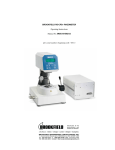 BROOKFIELD RS-CPS+ RHEOMETER Operating Instructions
