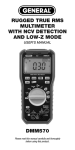 DMM570 - General Tools And Instruments