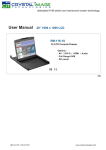 Rackmount Monitor User Manual