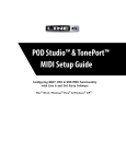 Line 6 PODStudio & TonePort MIDI Setup Guide (Rev 2, Aug 2009)