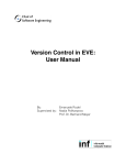 Version Control in EVE: User Manual