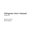 UWAgents User`s Manual - University of Washington