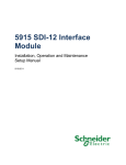 5915 SDI-12 Interface Module