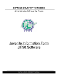 JIF98 Software Manual - Tennessee Administrative Office of the Courts