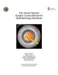 The Virtual Cataract Surgery Course Manual for