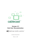 Version 4.2 End User Documentation