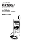 Extech SDL400 Light Meter/Datalogger