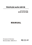 DVR468RW Manual