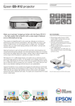 Epson EB-X12 projector