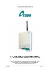 F-LINK MK2 USER MANUAL