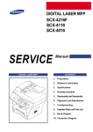 SERVICE DIGITAL LASER MFP SCX-4216F SCX-4116 SCX