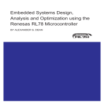 Embedded Systems Design, Analysis and Optimization using the