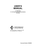 USER`S MANUAL - Globaltech Sourcing & Solutions, MVME Board