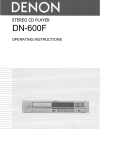 DN-600F - Nordisk Musik AB