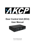 Door Control Unit (DCU) User Manual