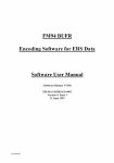 FM94BUFR Encoding Software for ERS Data Software User Manual