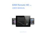 DAW Remote HD 1.5