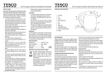 CKS1 Compact Stainless Steel Kettle User Manual CKS1 Compact