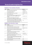 KingFisher Flex Quick Reference Guide