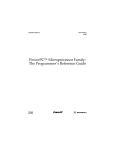 PowerPC™ Microprocessor Family: The Programmer`s Reference