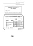 Installation Instructions & User Manual